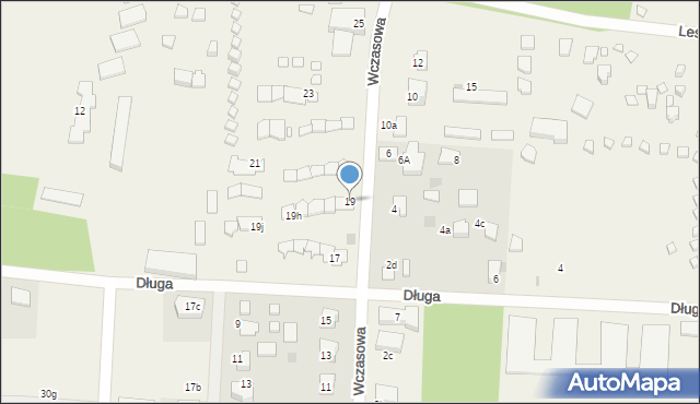 Mikoszewo, Wczasowa, 19, mapa Mikoszewo