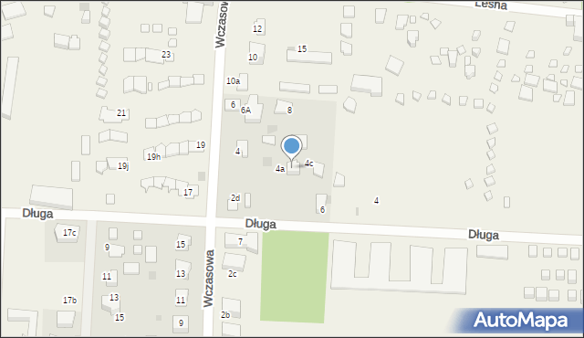 Mikoszewo, Wczasowa, 4b, mapa Mikoszewo