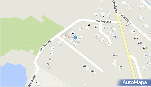 Radzymin, Wczasowa, 27, mapa Radzymin
