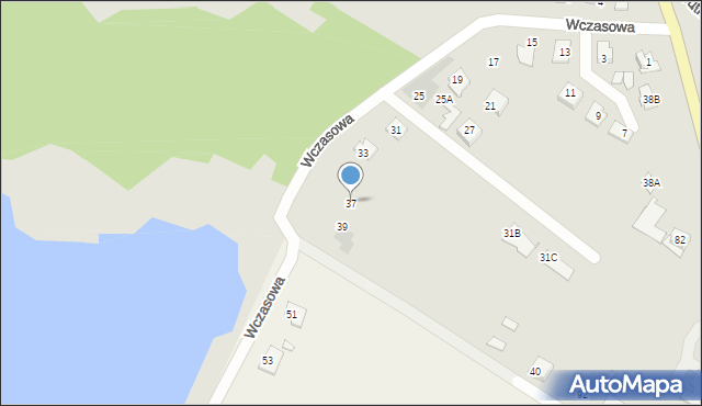 Radzymin, Wczasowa, 37, mapa Radzymin