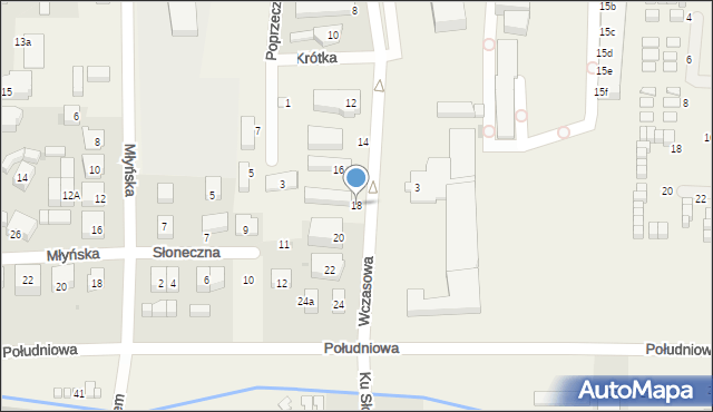 Sarbinowo, Wczasowa, 18, mapa Sarbinowo