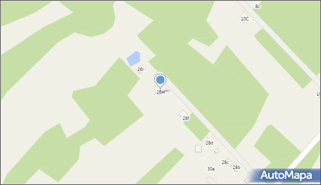 Skrzeszew, Wczasowa, 26H, mapa Skrzeszew