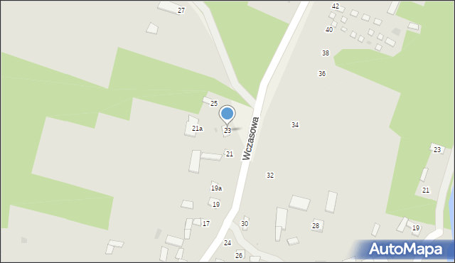 Solec nad Wisłą, Wczasowa, 23, mapa Solec nad Wisłą