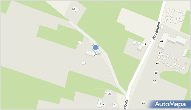 Solec nad Wisłą, Wczasowa, 27, mapa Solec nad Wisłą