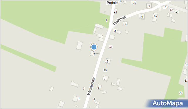 Solec nad Wisłą, Wczasowa, 5, mapa Solec nad Wisłą