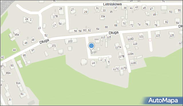 Sosnowiec, Wczasowa, 2, mapa Sosnowca