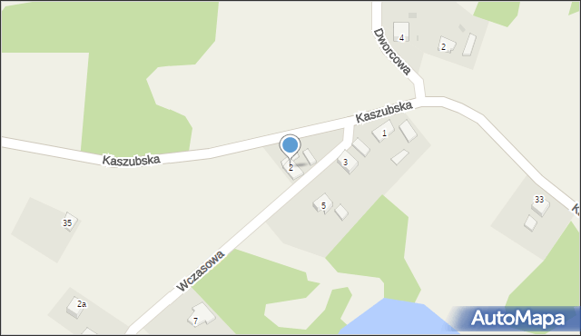 Studzienice, Wczasowa, 2, mapa Studzienice