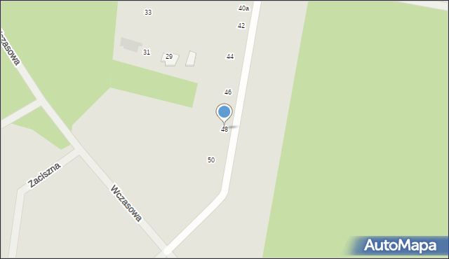 Szczecinek, Wczasowa, 48, mapa Szczecinek