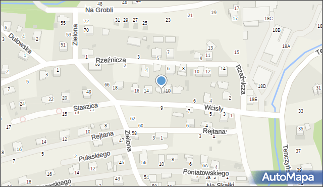 Tenczynek, Wcisły Wincentego, 12, mapa Tenczynek