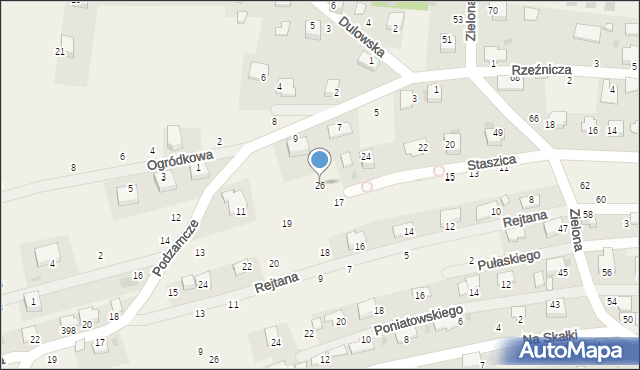Tenczynek, Wcisły Wincentego, 26, mapa Tenczynek