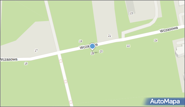 Ustka, Wczasowa, 18, mapa Ustka