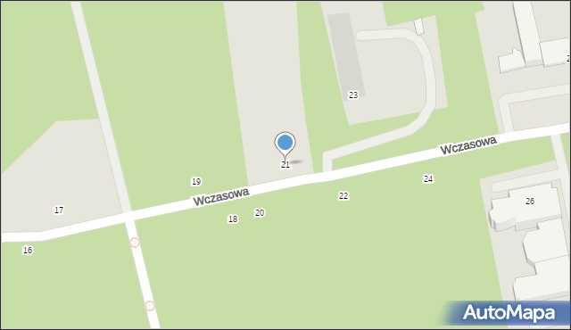 Ustka, Wczasowa, 21, mapa Ustka