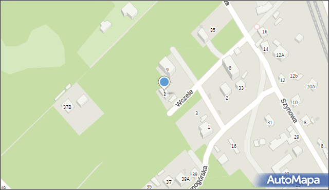 Warszawa, Wczele, 2, mapa Warszawy