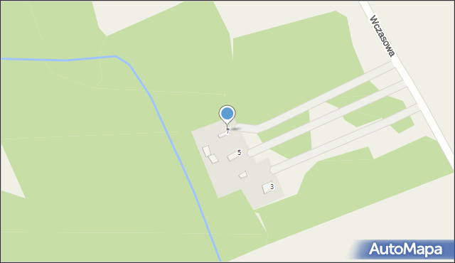Wielgolas, Wczasowa, 7, mapa Wielgolas