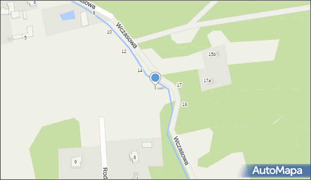 Wola Ducka, Wczasowa, 16, mapa Wola Ducka