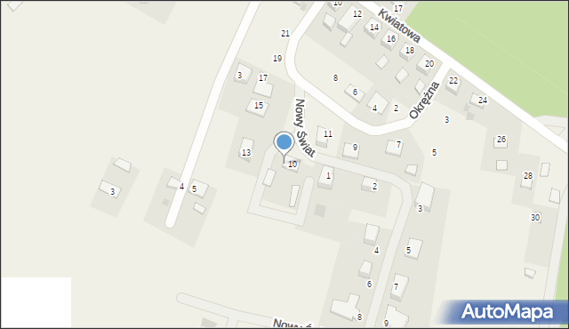 Gródek, Wdecka, 10, mapa Gródek