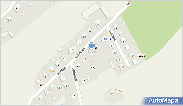 Lubichowo, Wdecka, 17, mapa Lubichowo