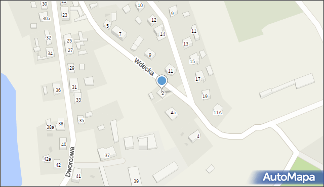 Lubichowo, Wdecka, 2, mapa Lubichowo