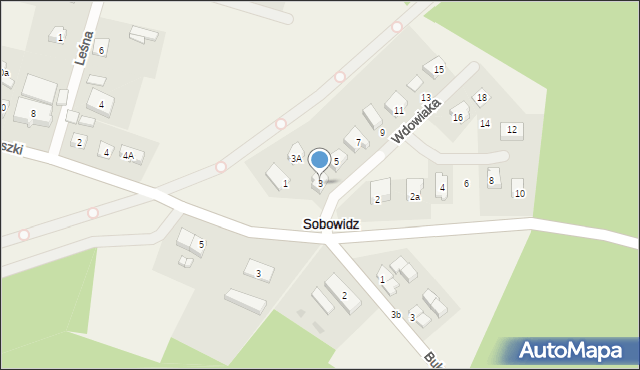 Sobowidz, Wdowiaka Józefa, ks., 3, mapa Sobowidz