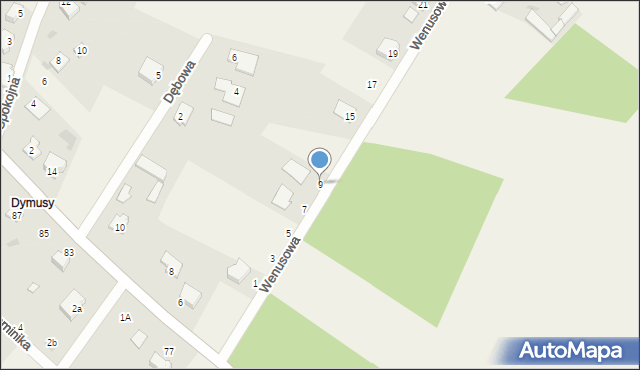 Antonie, Wenusowa, 9, mapa Antonie