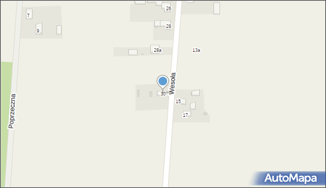 Bartkowice, Wesoła, 30, mapa Bartkowice