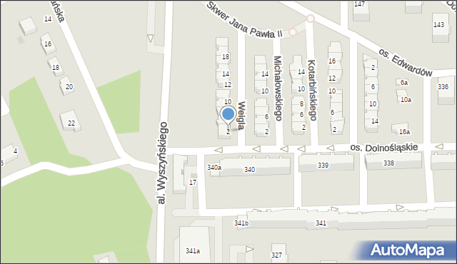 Bełchatów, Weigla Rudolfa, 2, mapa Bełchatów