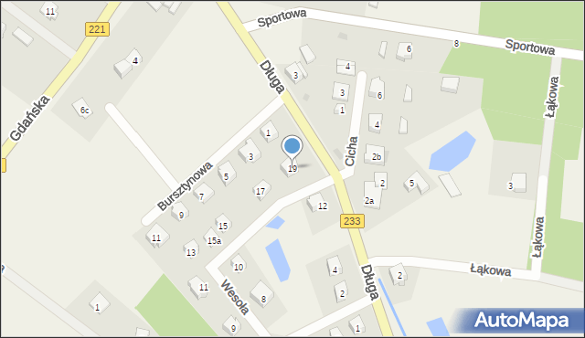 Borowina, Wesoła, 19, mapa Borowina