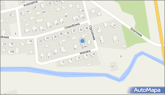 Bratian, Welska, 11, mapa Bratian