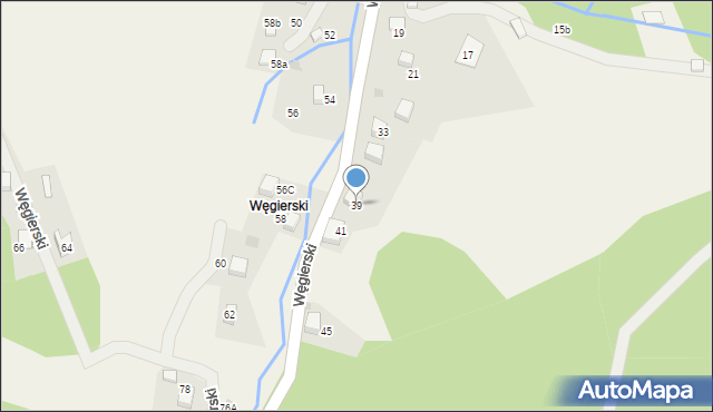 Brenna, Węgierski, 39, mapa Brenna