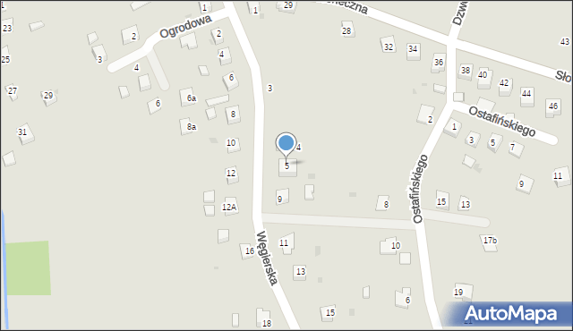 Brzostek, Węgierska, 5, mapa Brzostek