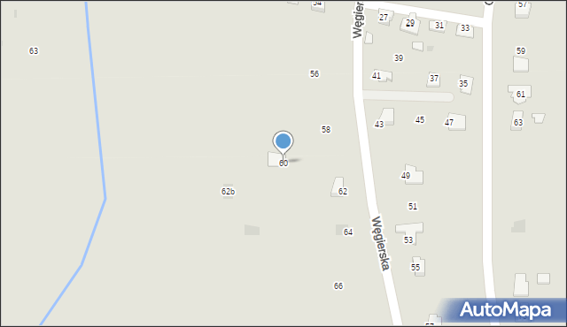 Brzostek, Węgierska, 60, mapa Brzostek