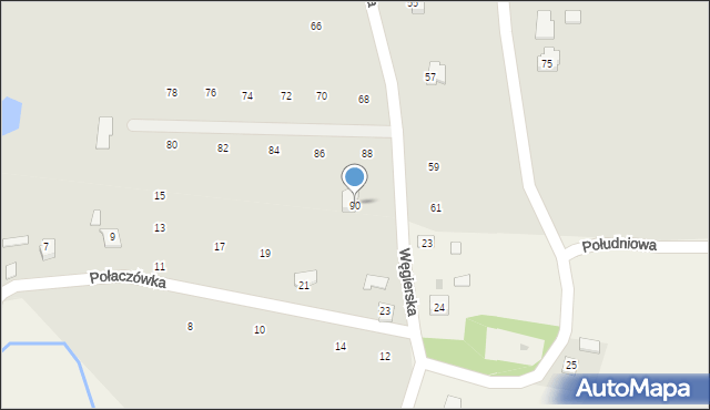 Brzostek, Węgierska, 90, mapa Brzostek