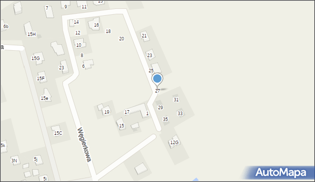 Brzozówka, Węgierkowa, 27, mapa Brzozówka