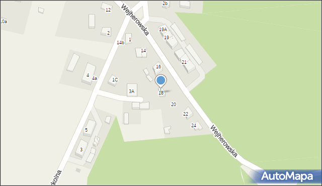 Brzyno, Wejherowska, 18, mapa Brzyno