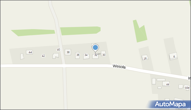 Bujny, Wesoła, 32, mapa Bujny