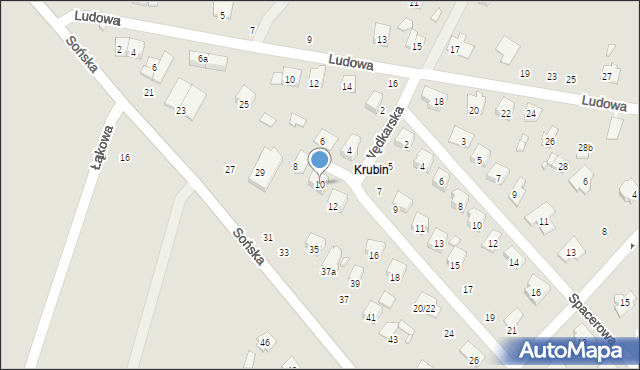 Ciechanów, Wędkarska, 10, mapa Ciechanów