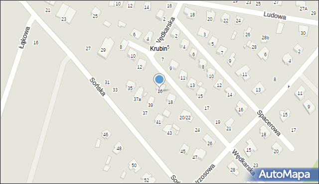 Ciechanów, Wędkarska, 16, mapa Ciechanów