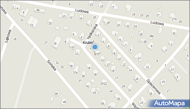 Ciechanów, Wędkarska, 9, mapa Ciechanów