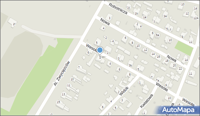 Czarne, Wesoła, 2, mapa Czarne