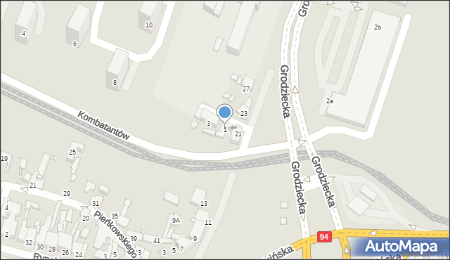 Czeladź, Wesoła, 1, mapa Czeladź