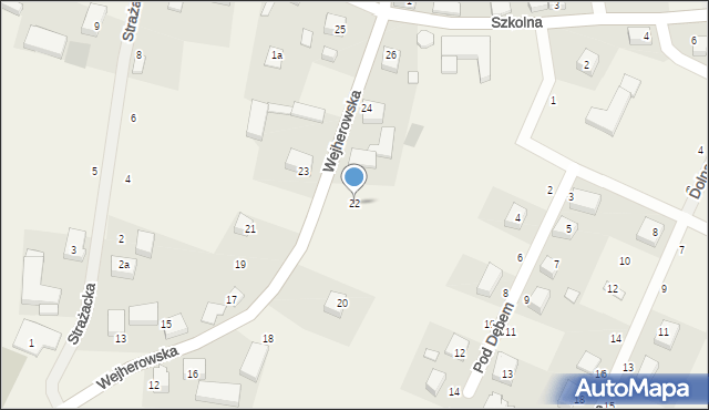 Częstkowo, Wejherowska, 22, mapa Częstkowo