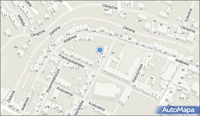 Darłowo, Wenedów, 5, mapa Darłowo