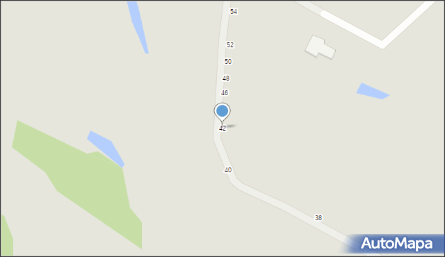 Dęblin, Wesoła, 42, mapa Dęblin