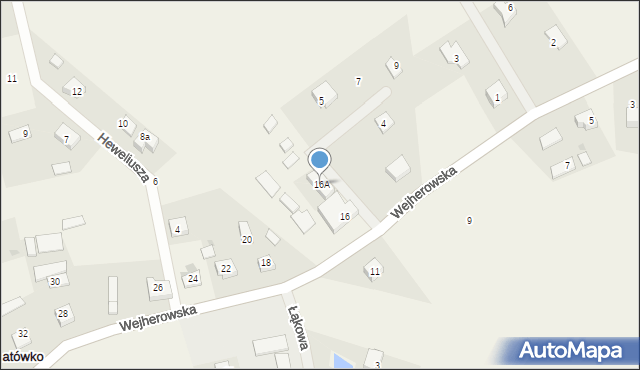 Domatówko, Wejherowska, 16A, mapa Domatówko