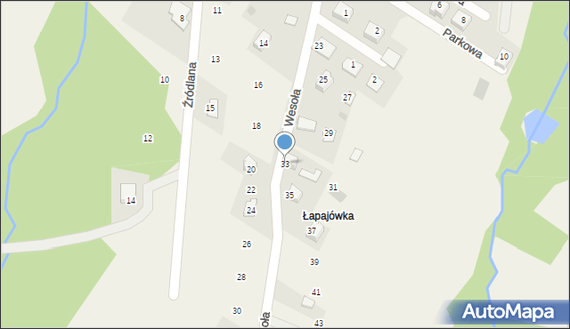 Dybawka, Wesoła, 33, mapa Dybawka