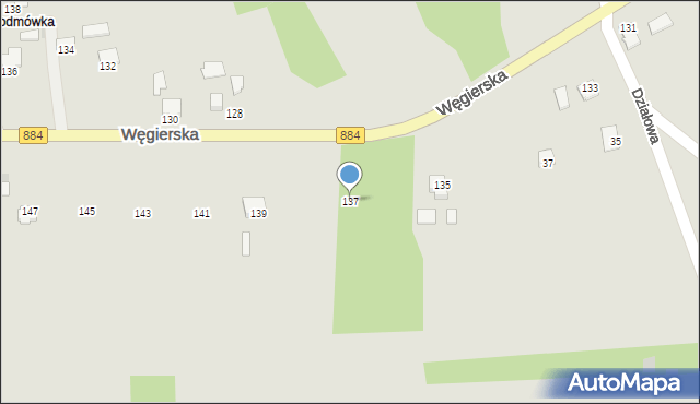Dynów, Węgierska, 137, mapa Dynów
