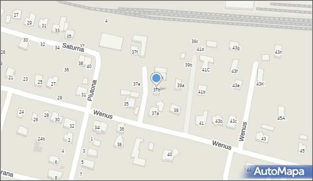 Gdańsk, Wenus, 37b, mapa Gdańska