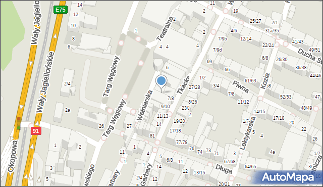 Gdańsk, Wełniarska, 19/20, mapa Gdańska