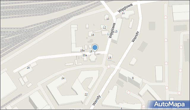 Gdynia, Węglowa, 20, mapa Gdyni