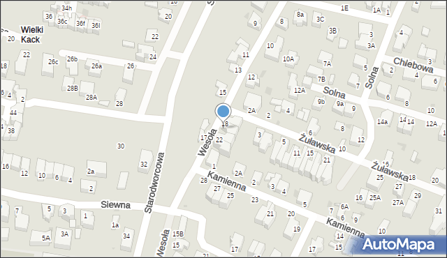 Gdynia, Wesoła, 20, mapa Gdyni